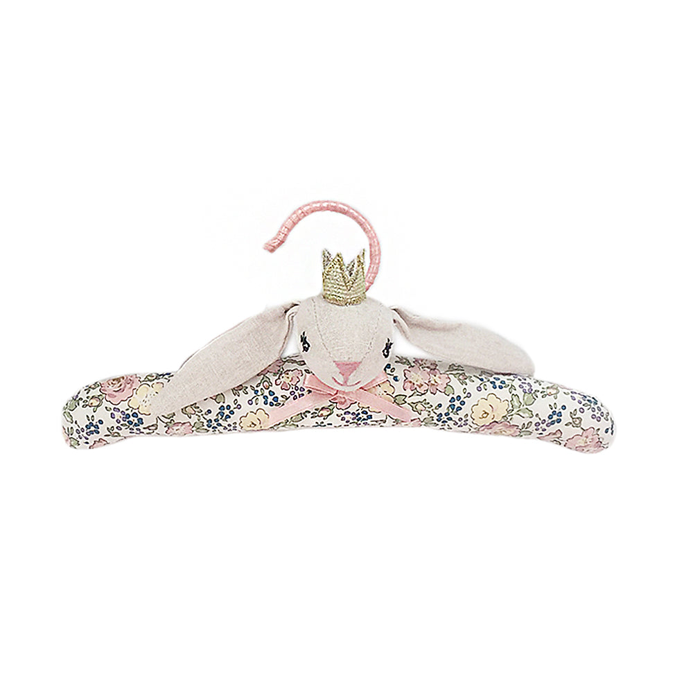 BLUSH MUSLIN SLEEP SACK AND BUNNY PADDED HANGER Clothes MON AMI   