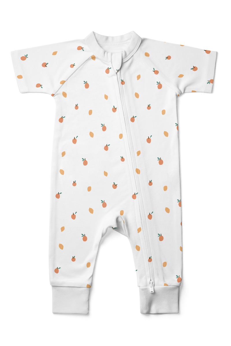 S/S ZIPPER ONEPIECE CITRUS Little Wonder & Co