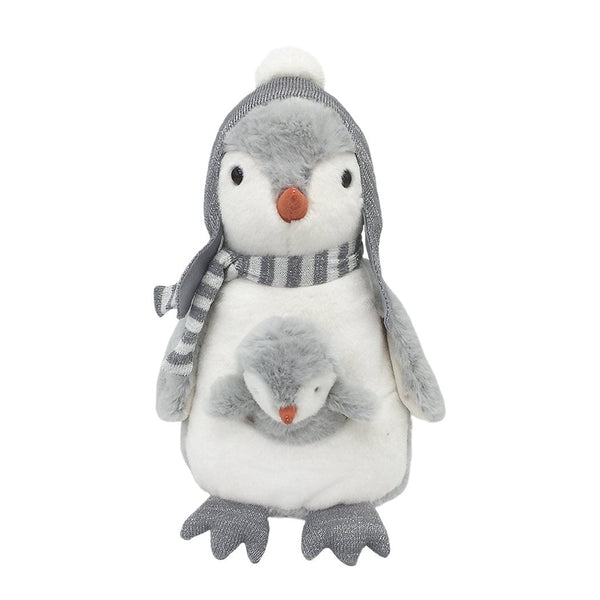 'PEBBLE' THE PENGUIN AND BABY PLUSH TOY