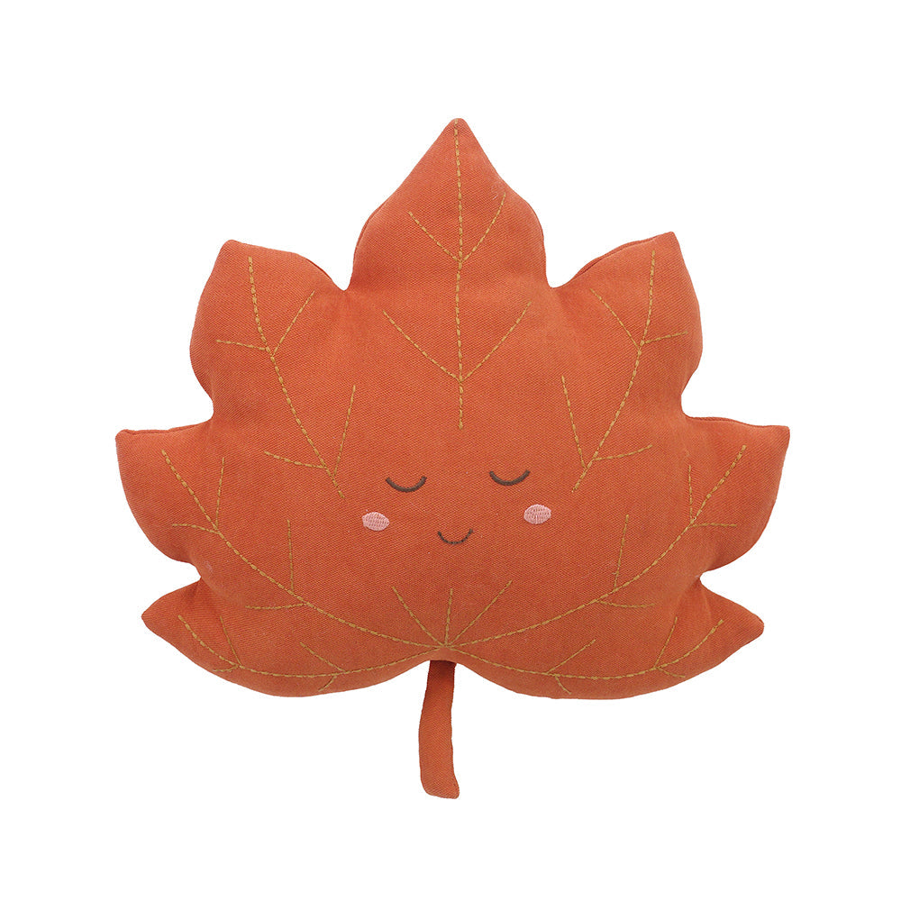 Maple Leaf Accent Decor Plush PIllow Pillows MON AMI   