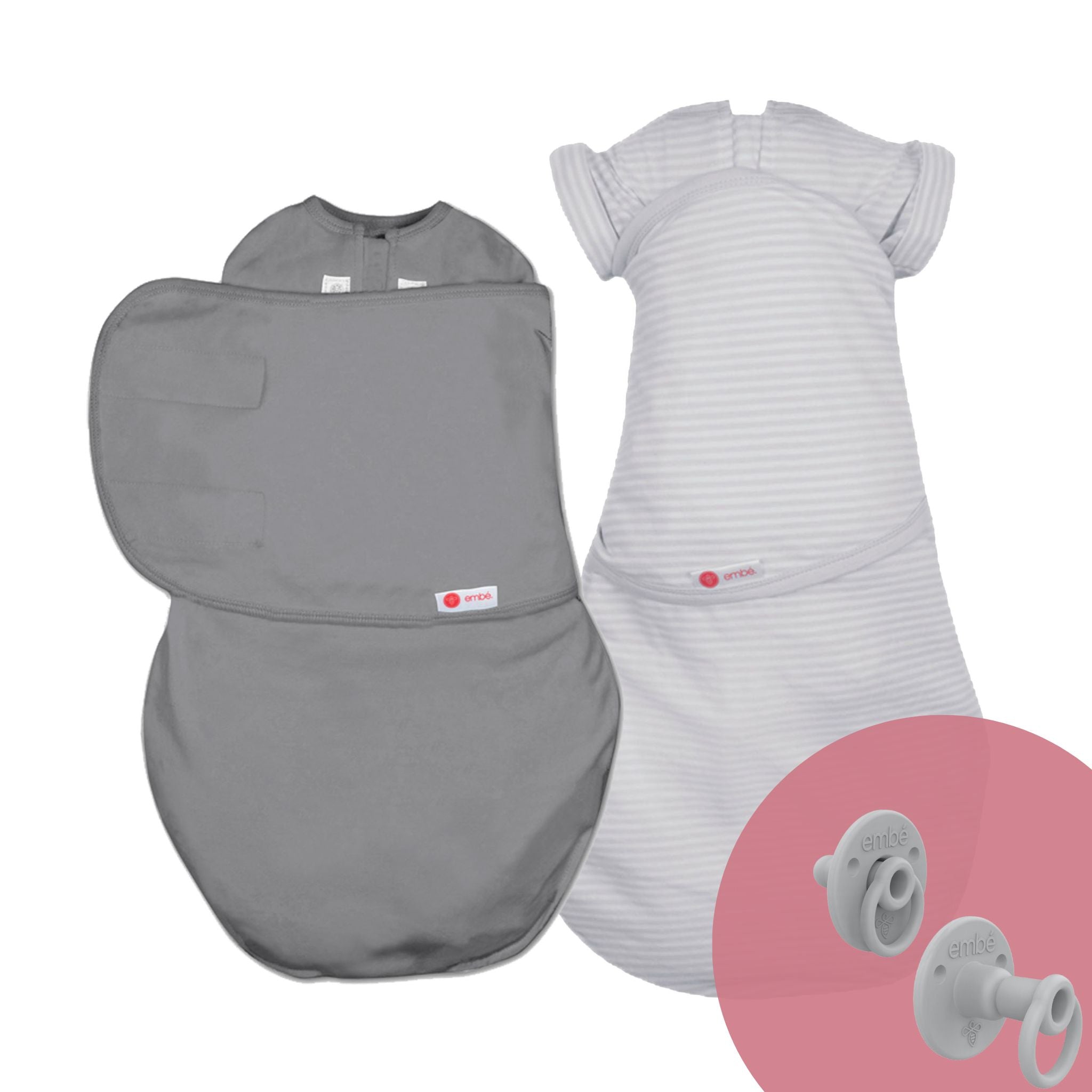 2-Stage Swaddle and Binnie® Bundle 100% Cotton Jersey embé®   