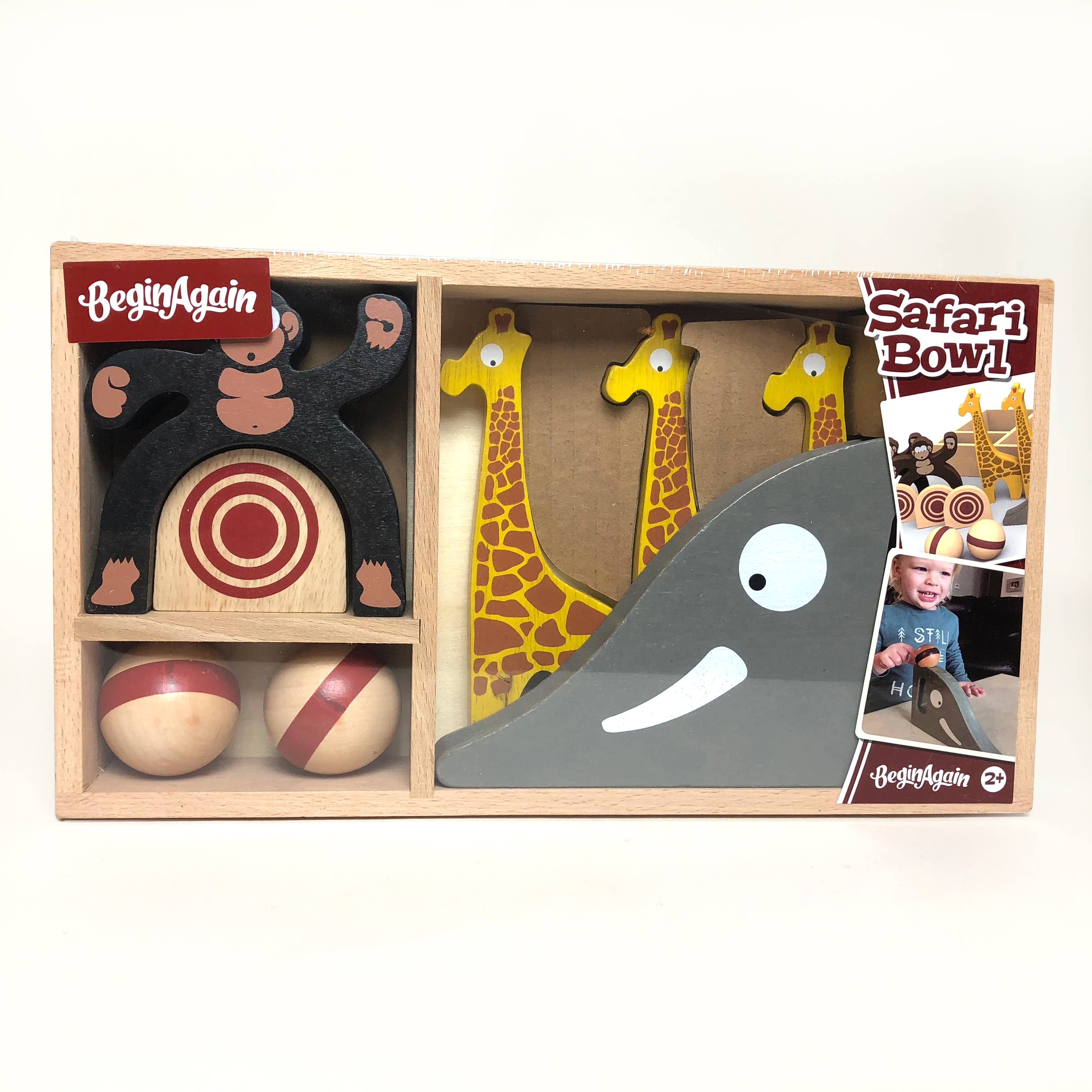 Safari Bowl - Bowling Game Kids Toys BeginAgain   