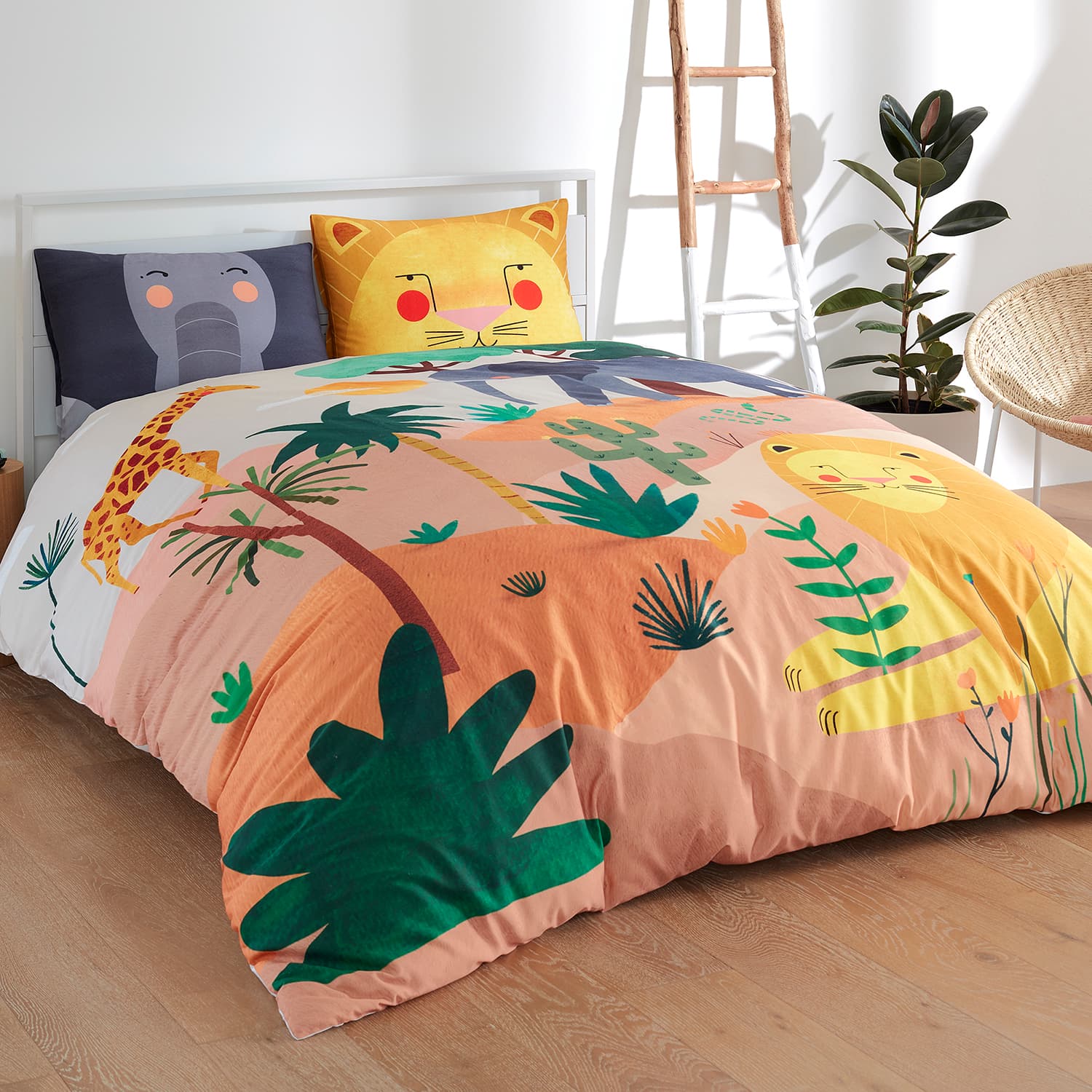 In The Savanna Duvet & Pillowcase Big Kid Bedding Rookie Humans   