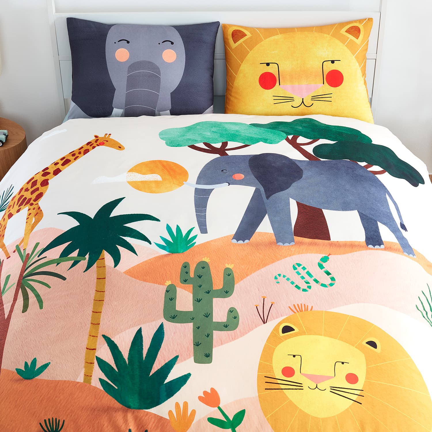 In The Savanna Duvet & Pillowcase Big Kid Bedding Rookie Humans   