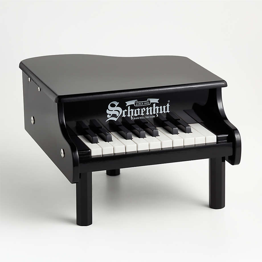 Mini Grand Piano 18-Key Black Musical Toys Schoenhut   