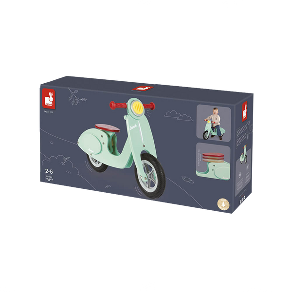 Janod - Scooter Balance Bike - Mint