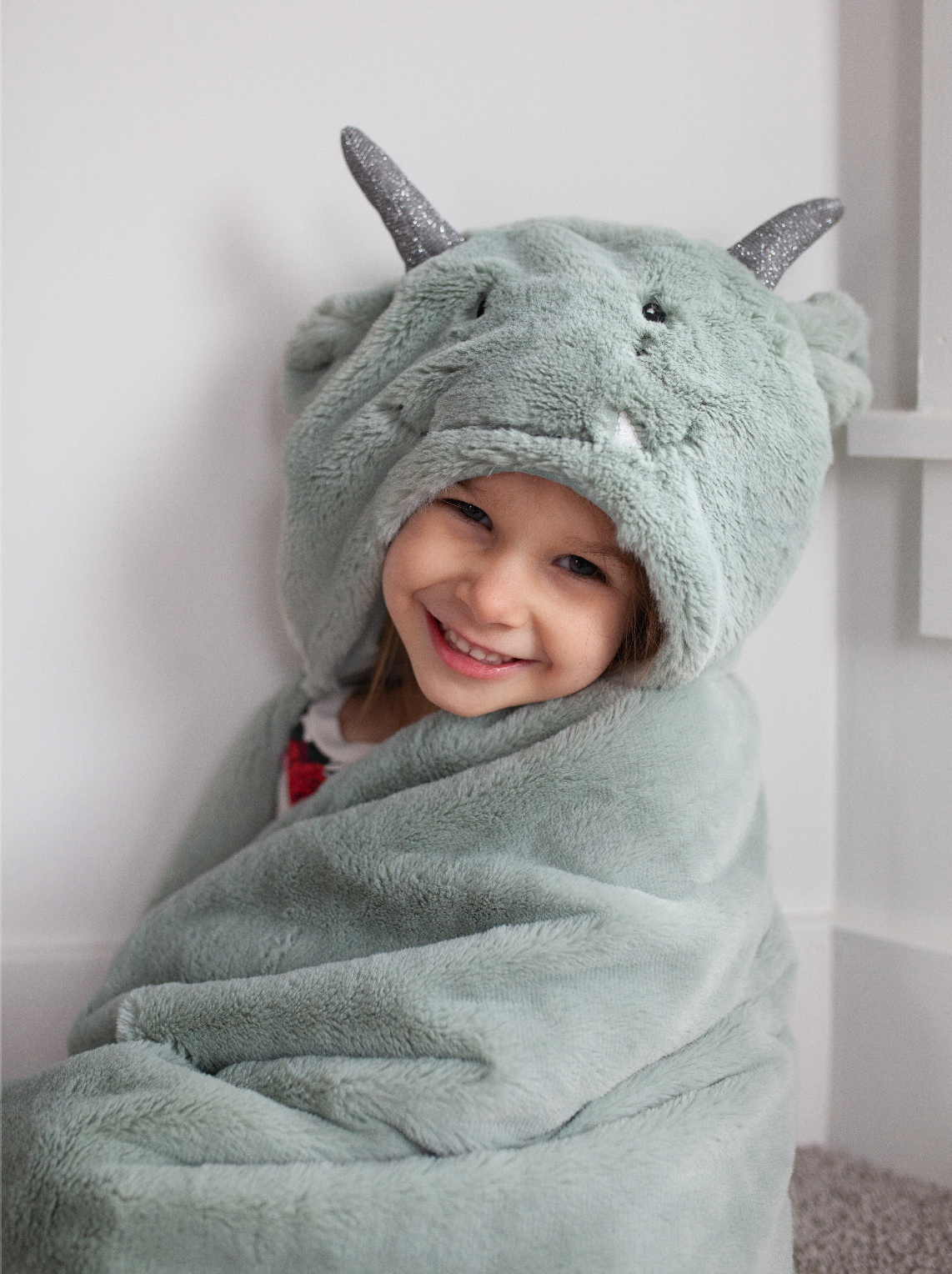 'Dax' Dragon Plush Hooded Blanket Blanket MON AMI   