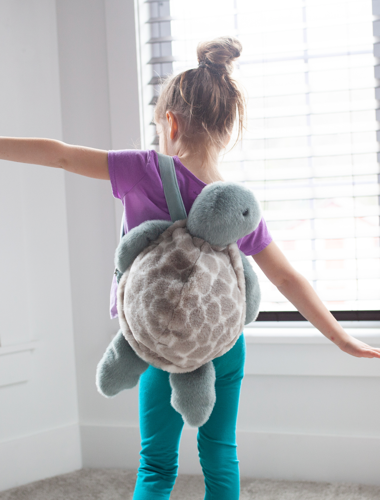 'Taylor' Turtle Plush Backpack Backpack MON AMI   