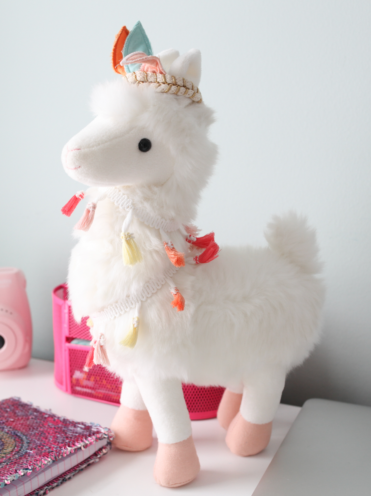 'Lakely' Tribal Llama Plush Toy Stuffed Toy MON AMI   