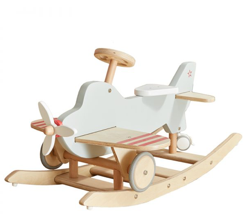 Wood Airplane Rocker Rocker Wonder and Wise   