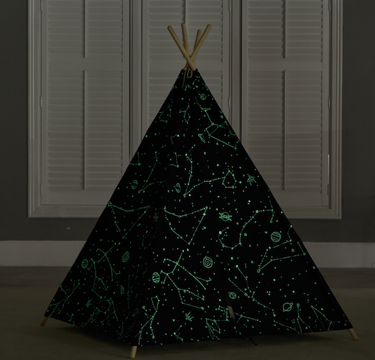 Glow in the Dark Teepee  Wonder and Wise   