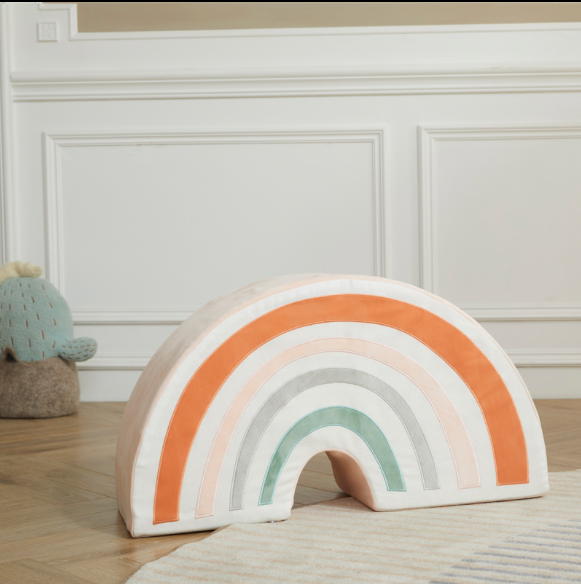 Rainbow Pouf  Wonder and Wise   