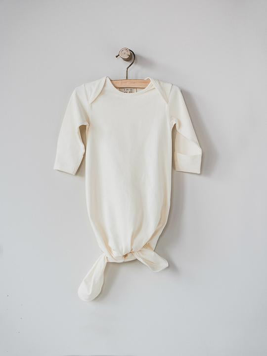 The Simple Folk Organic Cotton Sleep Gown Newborn in Undyed