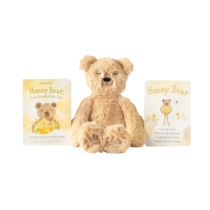 Honey Bear Kin - Gratitude Bundle Soft Dolls Slumberkins   