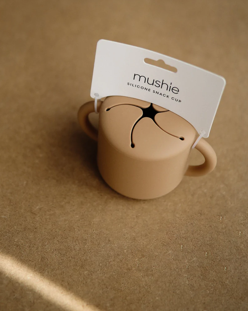 Mushie - Silicone Snack Cup Natural