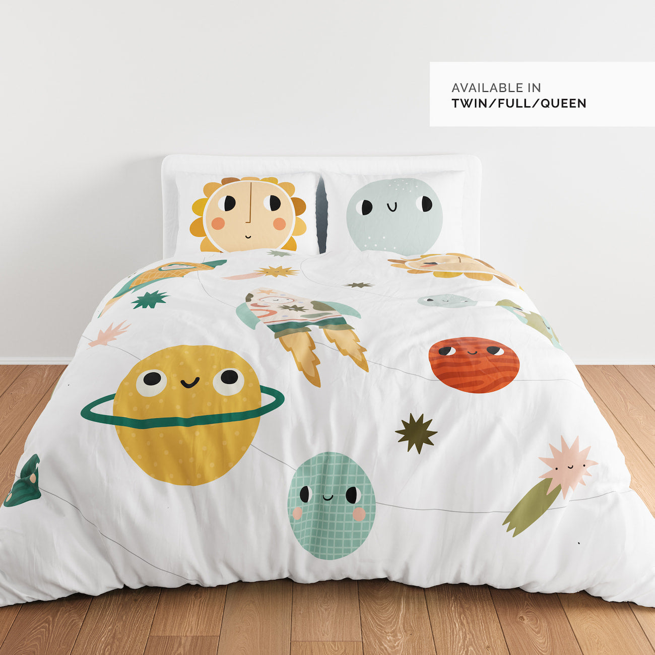 Space Explorer Duvet & Pillowcase Big Kid Bedding Rookie Humans   