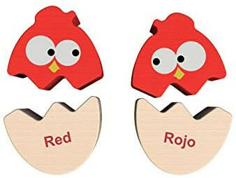 Color N Eggs Bilingual Puzzle Wooden Toys BeginAgain   