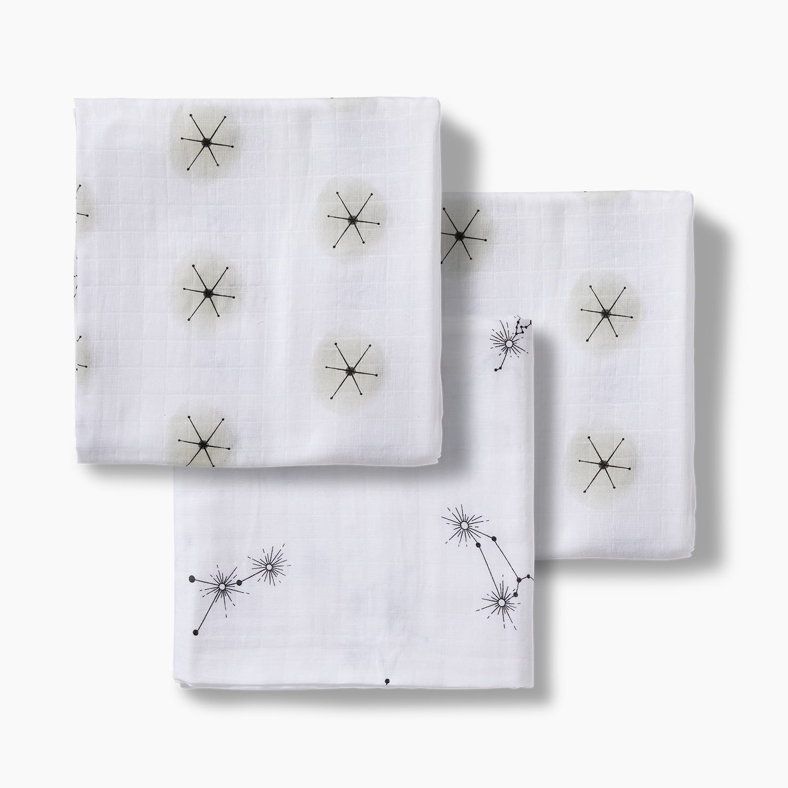 3-pack mix & match swaddle blanket SWADDLE BLANKET Moonjax® constellation stardust stardust