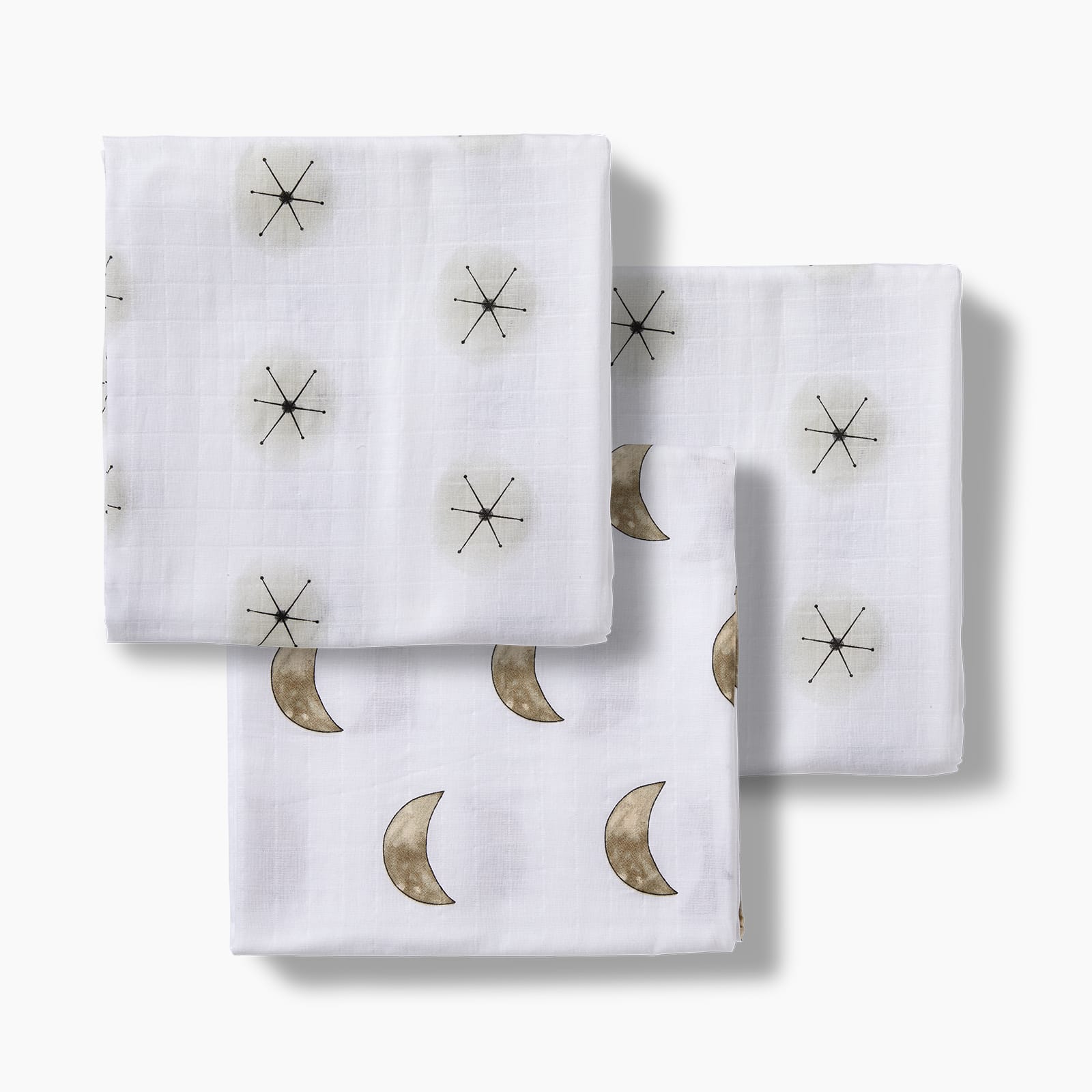 3-pack mix & match swaddle blanket SWADDLE BLANKET Moonjax® moon stardust stardust