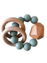 Hayes Silicone + Wood Teether Ring