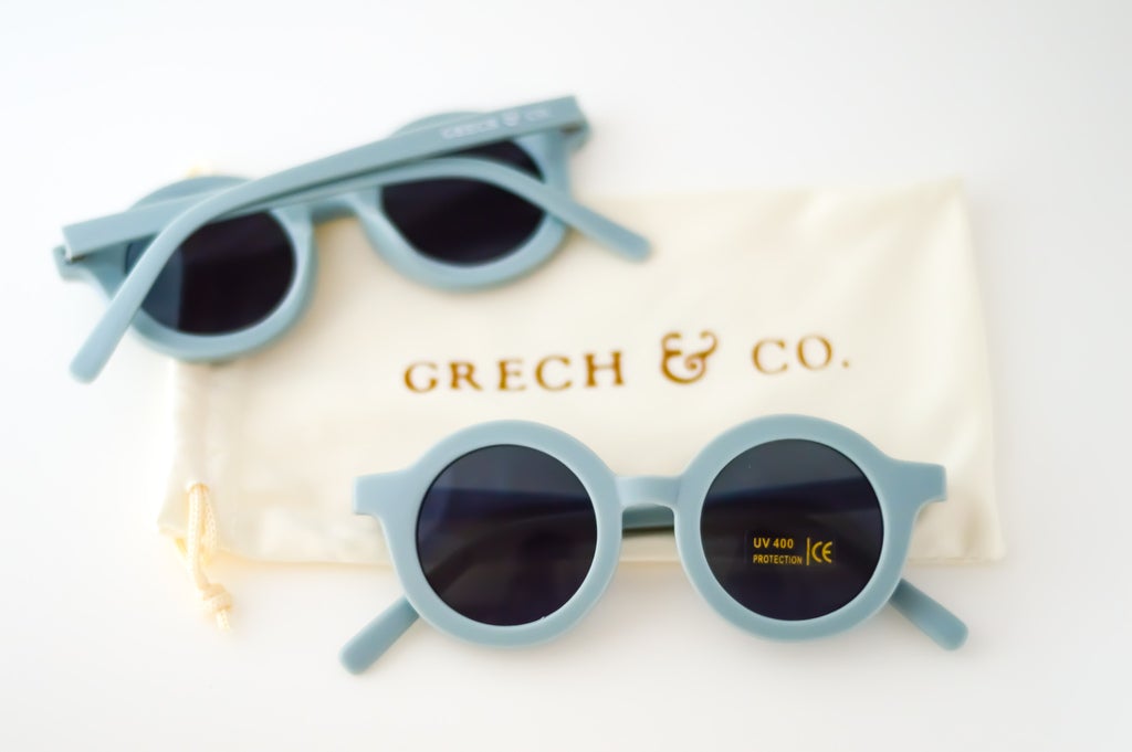 Sustainable Adult Sunglasses - Light Blue Sunglasses Grech & Co. Light Blue  