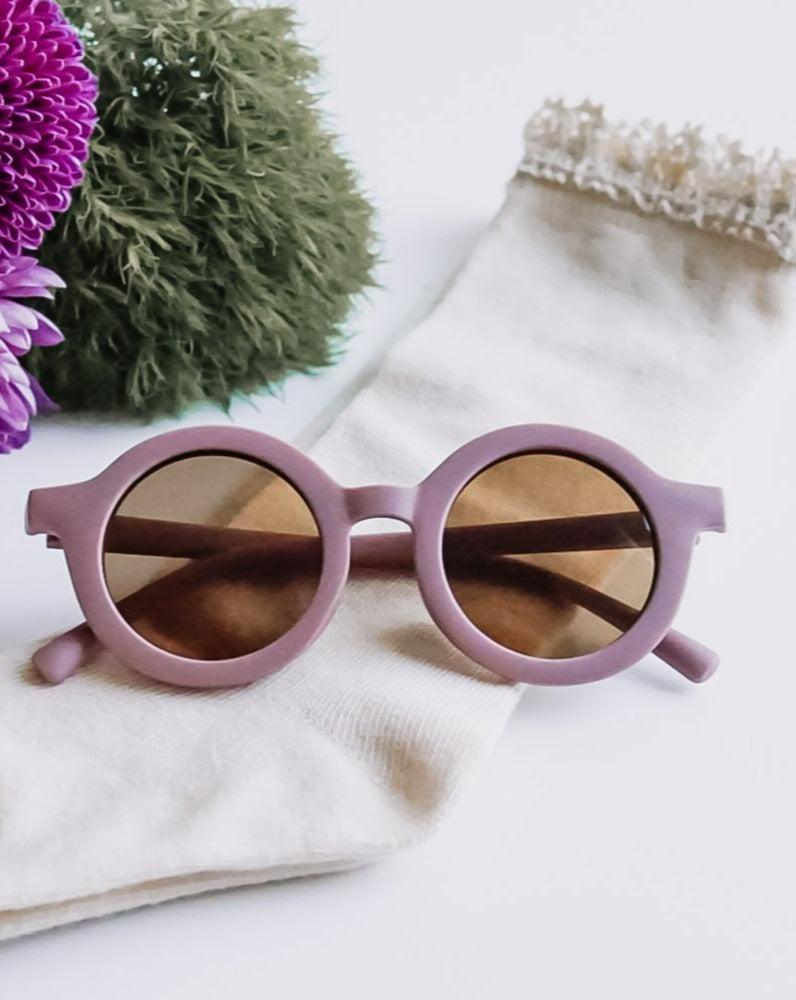 Sustainable Sunny May Sunnies - Mauve Sunglasses Little Love Bug Co.   