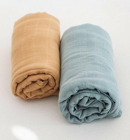 Organic Baby Swaddle Maxi — Sage Swaddle Little Otja   