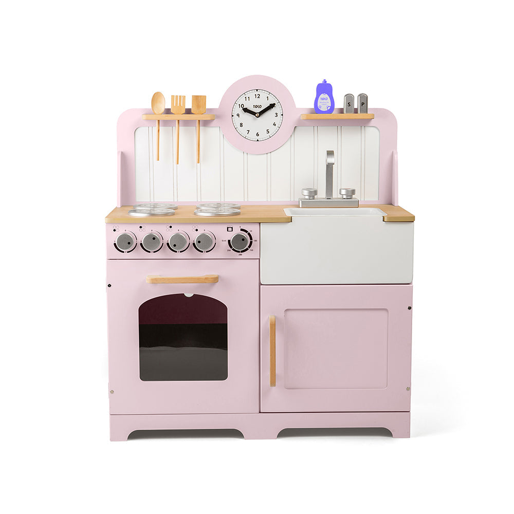 Country Play Kitchen (Pink) by Bigjigs Toys US  Bigjigs Toys US   