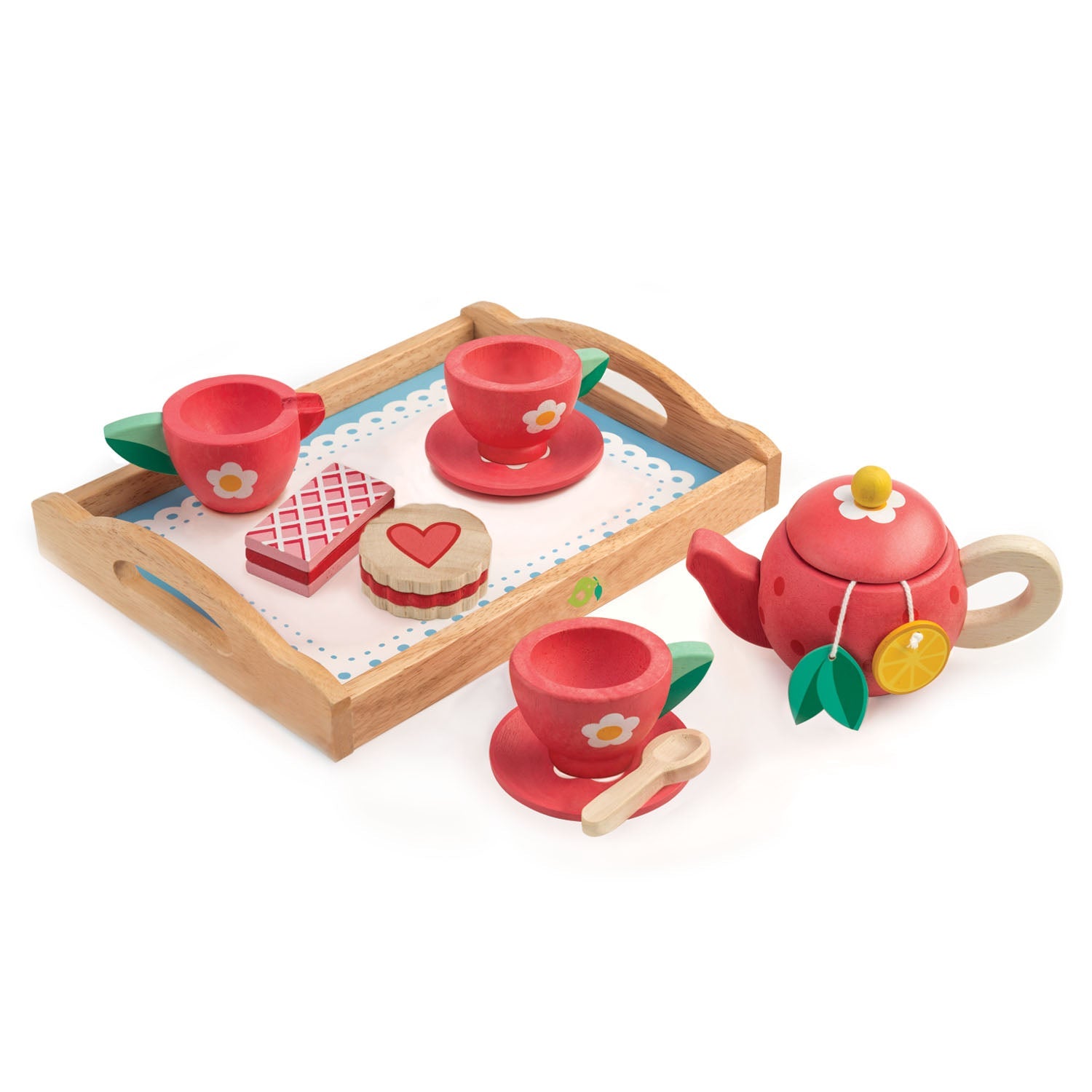 Tea Tray Set  Tender Leaf   