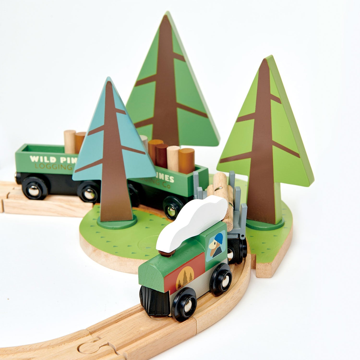 Wild Pines Train Set  Tender Leaf   