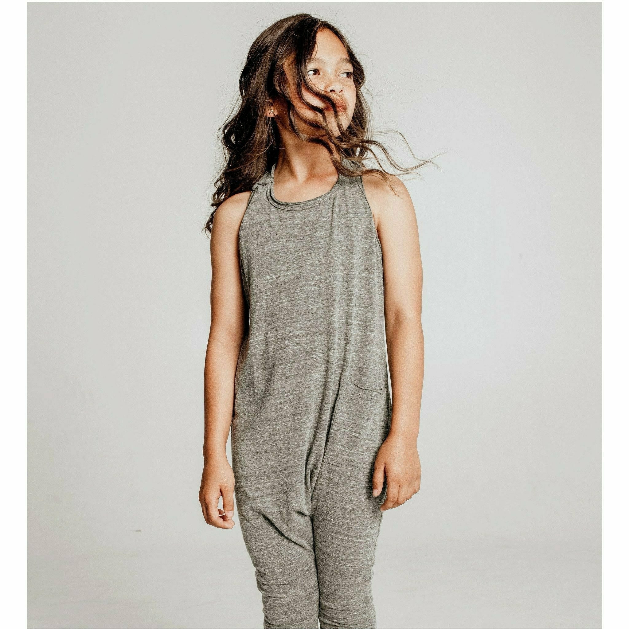 Romper Heather Grey Rompers Be Mi Los Angeles   