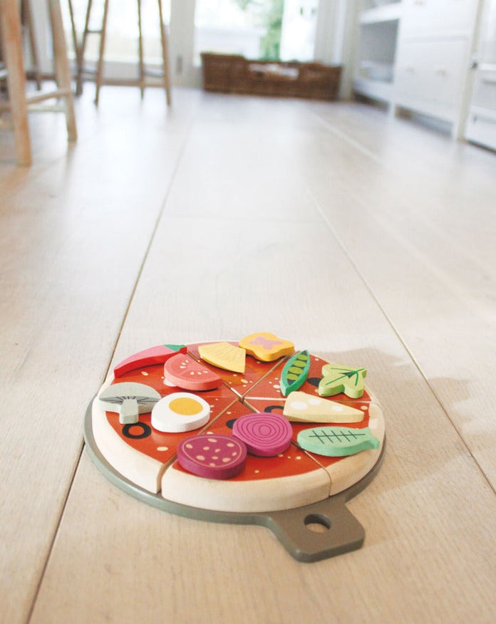 Pizza Party Wooden Toys Tender Leaf   