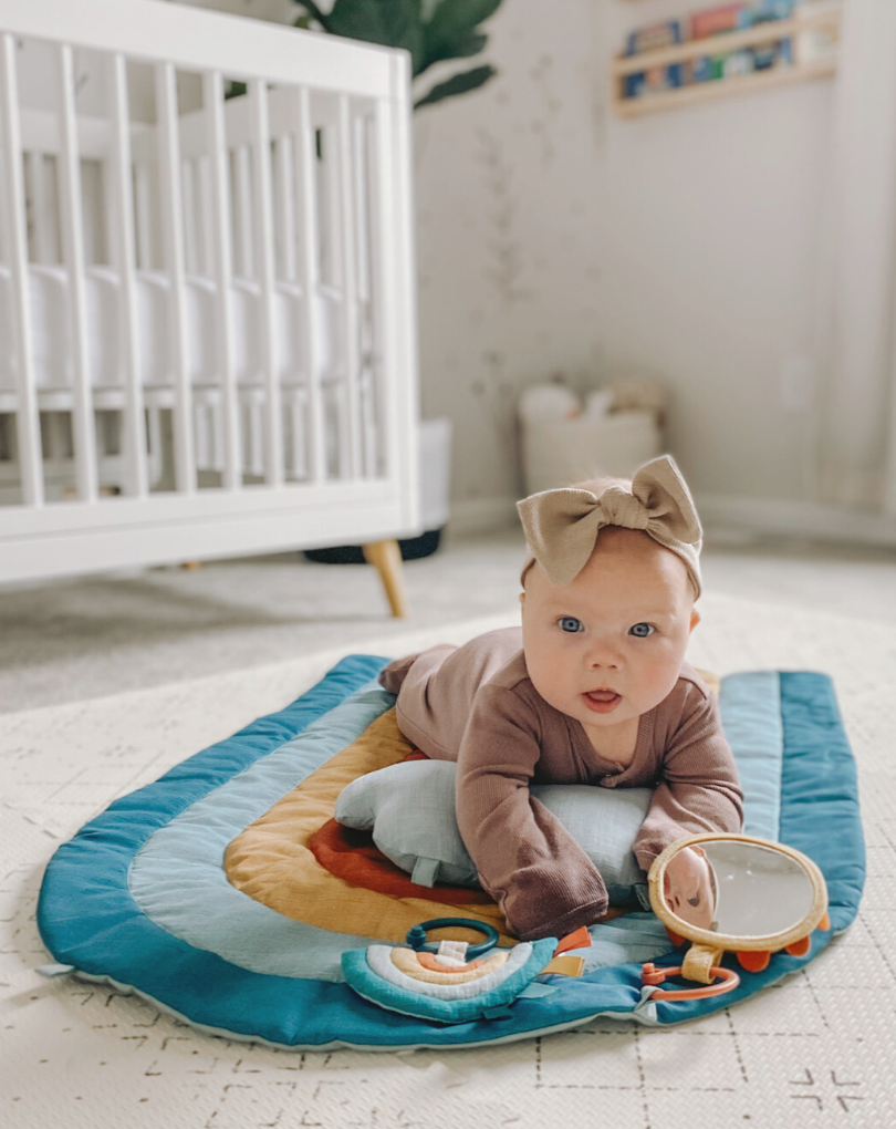 NEW Ritzy Tummy Time™ Rainbow Play Mat Baby Essentials Itzy Ritzy   