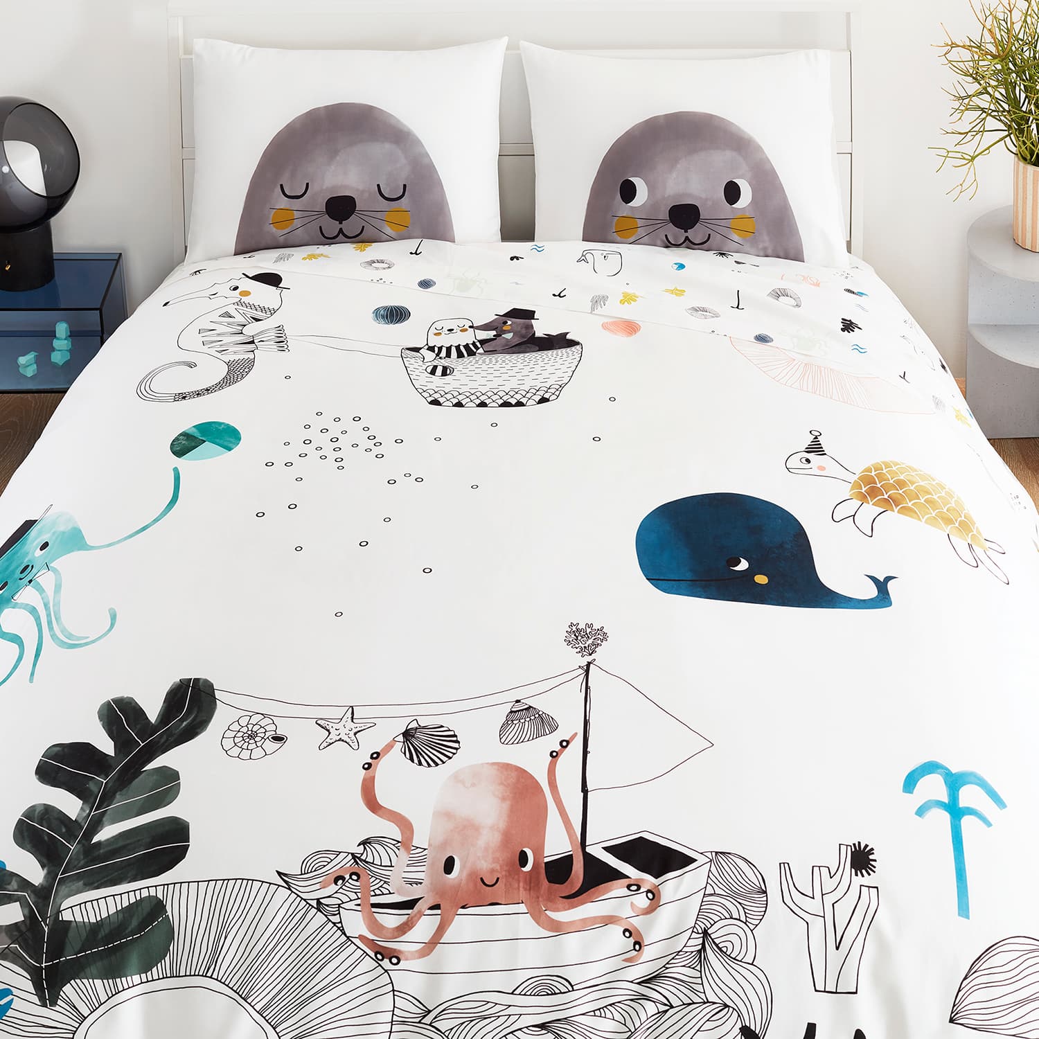 Underwater Love Duvet & Pillowcase Set Big Kid Bedding Rookie Humans   