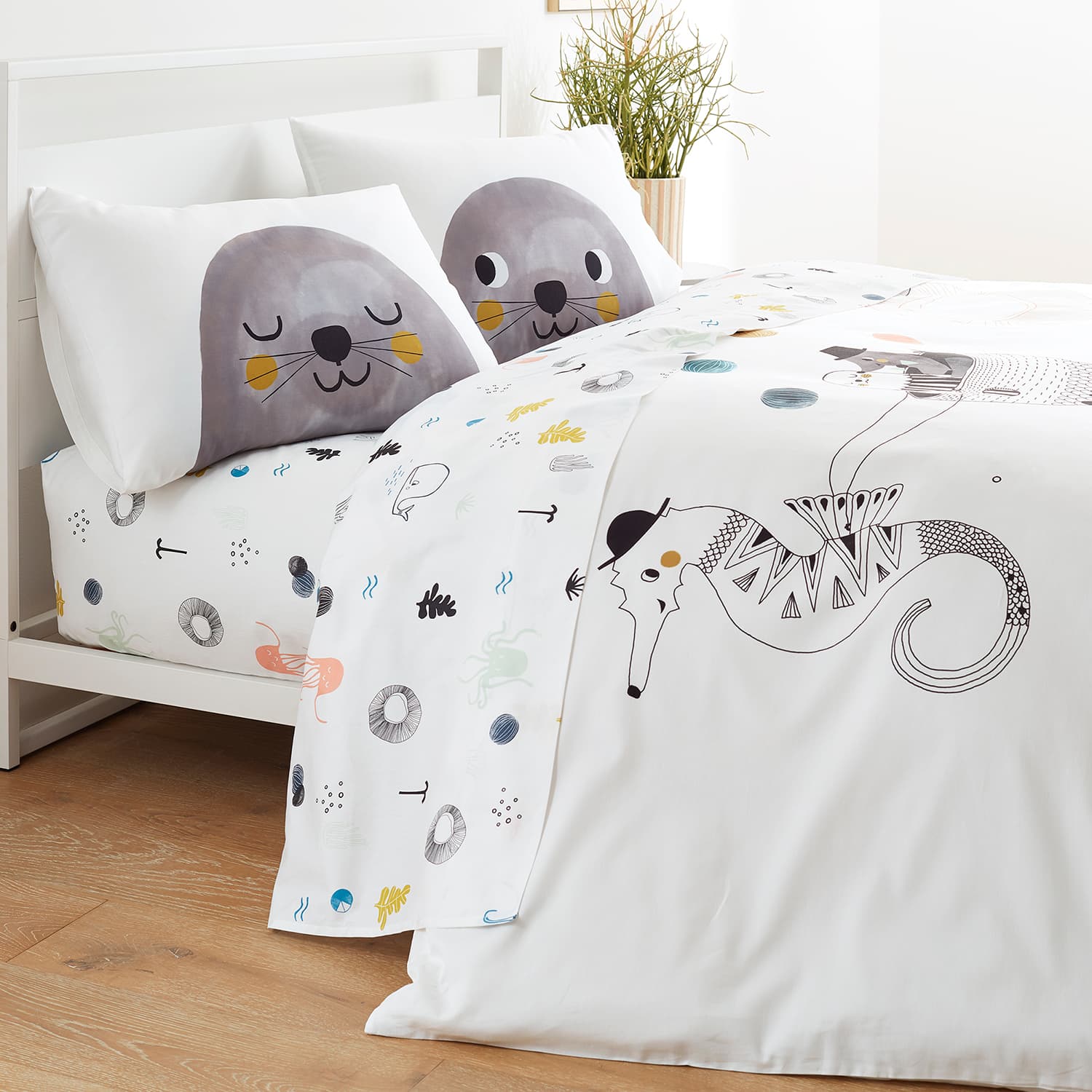 Underwater Love Duvet & Pillowcase Set Big Kid Bedding Rookie Humans   