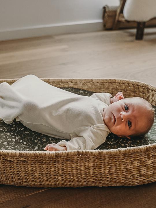 The Simple Folk Organic Cotton Sleep Gown Newborn in Undyed