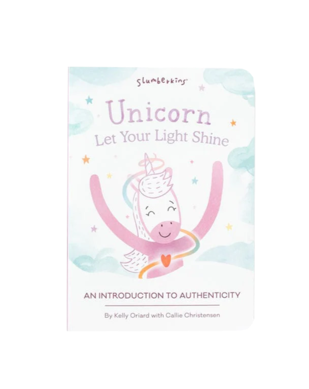Slumberkins Unicorn Kin Affirmation Card Board Book Authenticity Bundle
