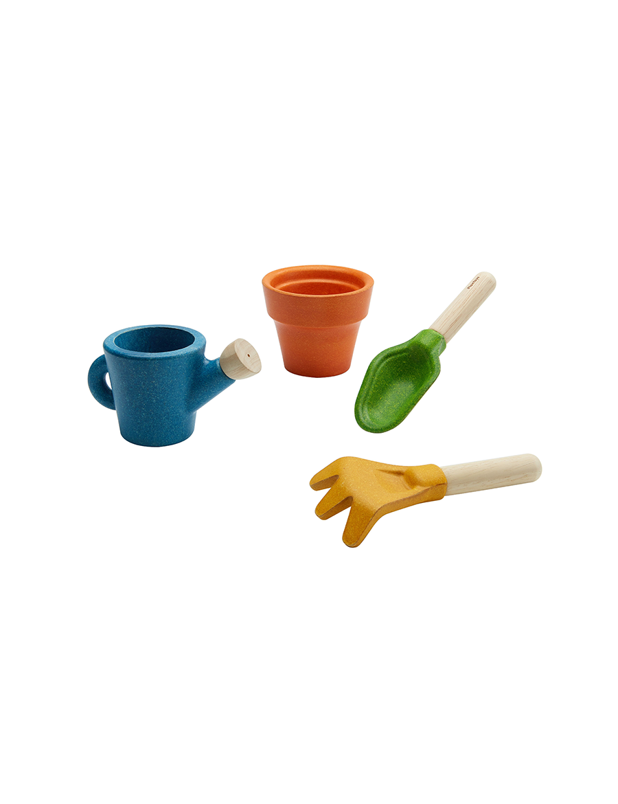 Plan Toys Gardening Set Pretend Lawn & Garden PlanToys   