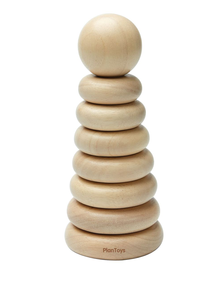 Stacking Ring - Natural Kids Toys PlanToys   