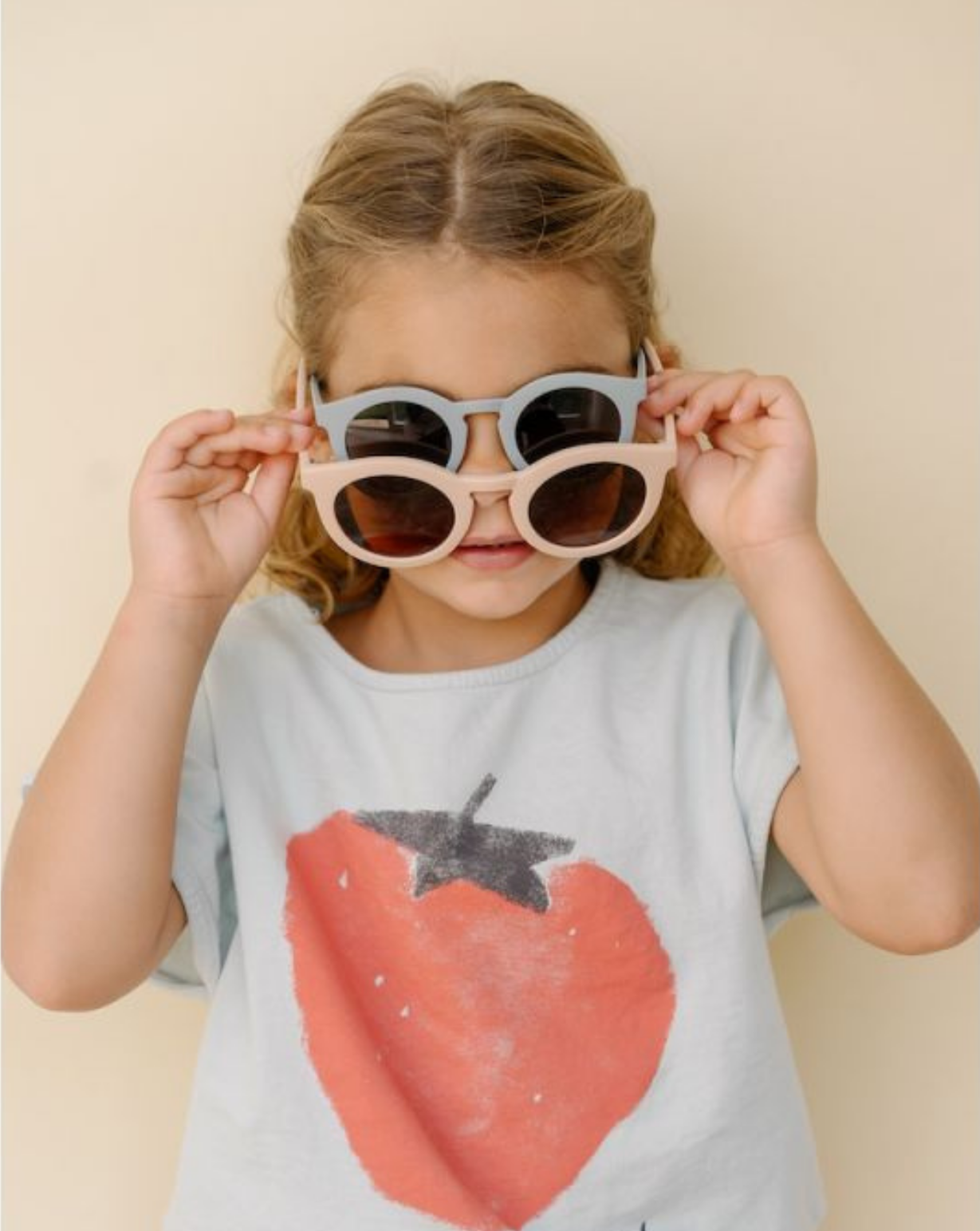 Sustainable Kids Polarized Sunglasses - Light Blue Sunglasses Grech & Co.   