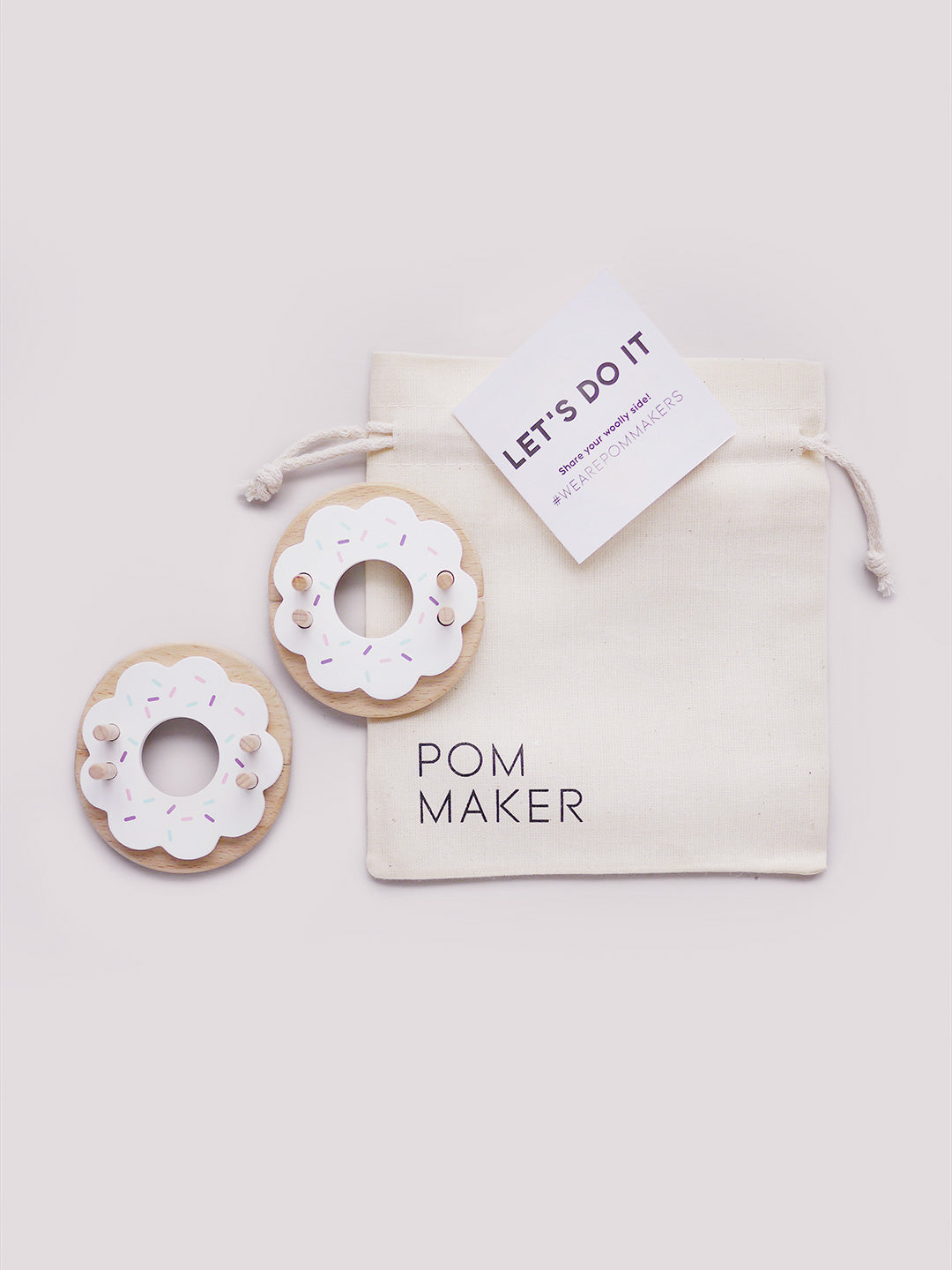 Donut Pom Makers  Pom Maker Vanilla  