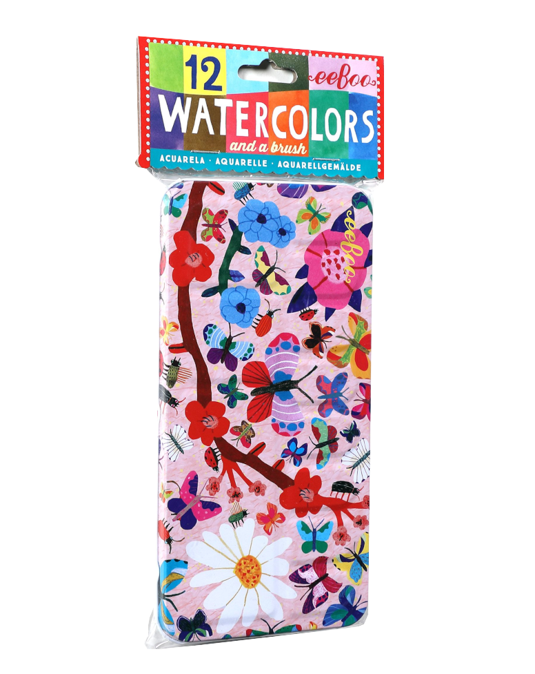 Butterflies 12-pod Watercolor Set Arts & Crafts eeboo   