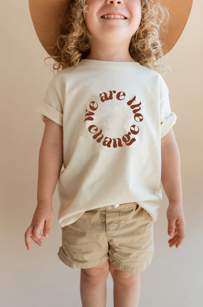 We Are The Change Kid’s Graphic T-Shirt Kids Polished Prints   