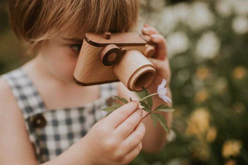 35MM Vintage Style Wooden Toy Camera wooden toy Father's Factory   