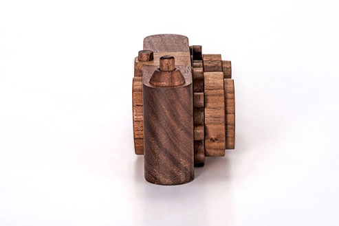 Twinkle Camera - Walnut wooden toy Father's Factory   