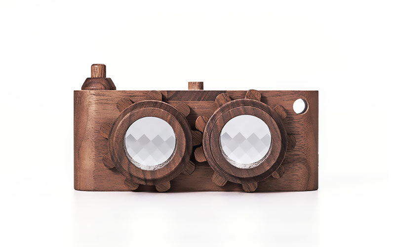 Twinkle Camera - Walnut wooden toy Father's Factory No Accessory  