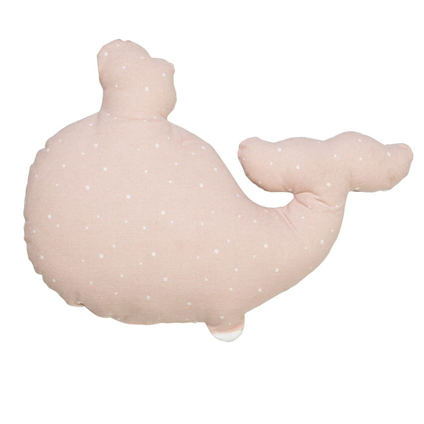 Whale Pillow in Rose Home Decor Bloomingville Mini   