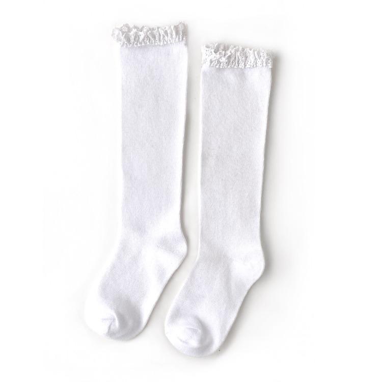 White Top Knee High Socks Socks Little Stocking Co   