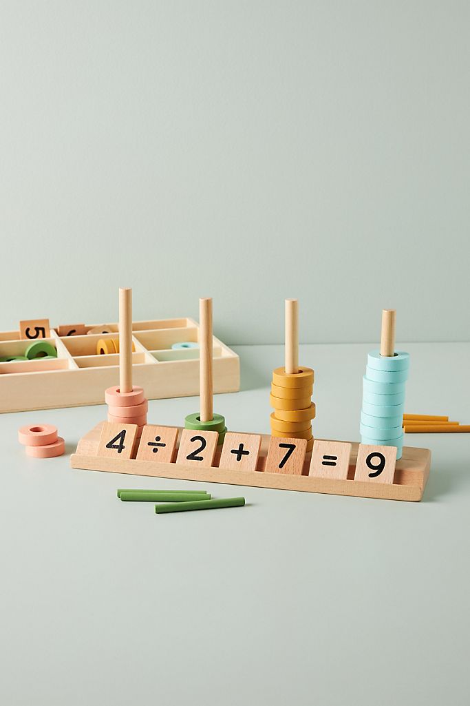Wooden Counting Toy | Abacus | Montessori Counting Toys | Path to Math Asweets