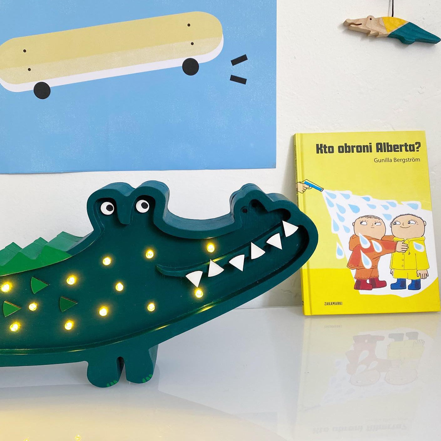 Little Lights Crocodile Lamp  Little Lights US   